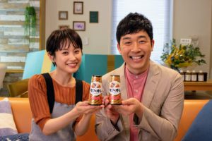 高橋愛 & あべこうじ夫婦出演!新WEB動画「ハイ、カフェオーレ」篇