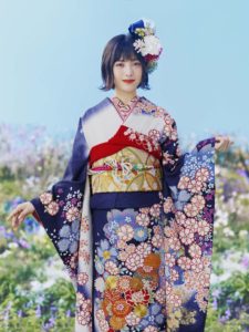 浜辺美波/京都きもの友禅の着物・令和_商品型番No.207