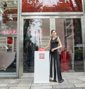 桐谷美玲/「ルージュ・ジバンシイ ファクトリー」発表会(2019年8月22日、表参道 R スタジオにて)