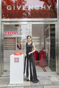 桐谷美玲/「ルージュ・ジバンシイ ファクトリー」発表会(2019年8月22日、表参道 R スタジオにて)