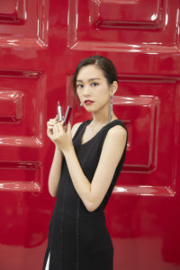 桐谷美玲／「ルージュ・ジバンシイ ファクトリー」発表会（2019年8月22日、表参道 R スタジオにて）