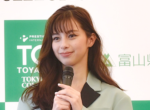 中条あやみ／2020年3月16日、富山県富山市にて開催の『プレステージ・インターナショナル presents TGC TOYAMA 2020 by TOKYO GIRLS COLLECTION（TGC 富山 2020）』の開催記者発表会にて。