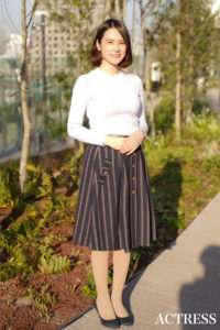 青木菜奈(あおき・なな)2020年3月26日 撮影:ACTRESS編集部