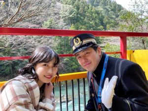 たこやきレインボーの堀くるみと彩木咲良が京都・嵐山旅行