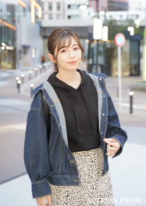 早見紗英(はやみ さえ)dela/撮影:ACTRESS編集部(2020年)